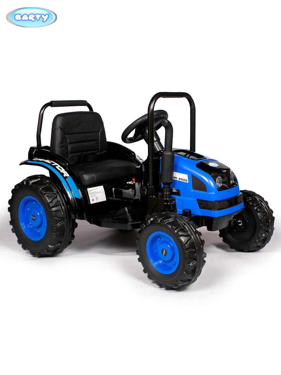 Трактор с прицепом (Синий) TR001